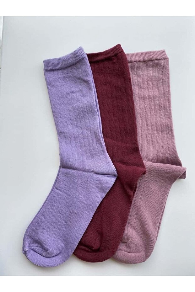 3'lü Colur Çorap - 1