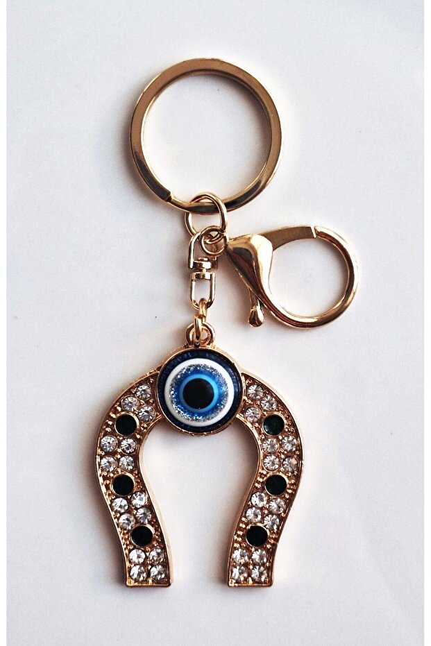 Luxury Gift Zircon Stone Lucky Horse Keychain & Bag Ornament 10.5 cm