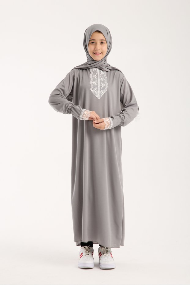 Children's Prayer Dress with Built-in Headscarf
