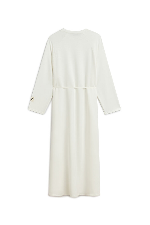 Rochie lungă oversize albă - 2