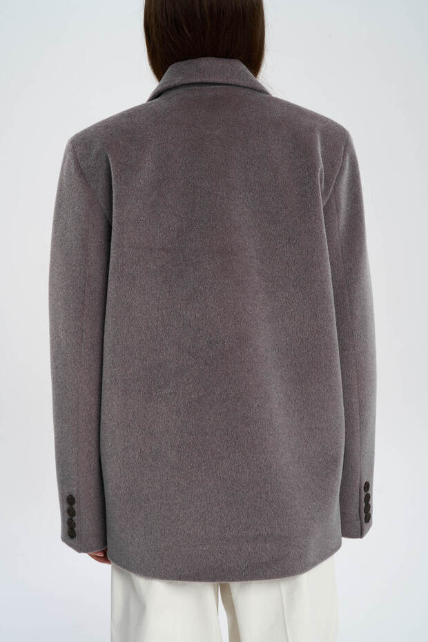 Runa Oversize Gri Blazer - 8