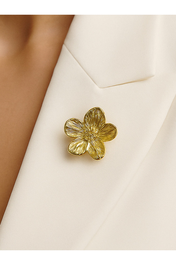 Kadın Flower Mini Çiçek Broş