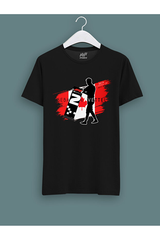 Sebastian Vettel 2019 Canadian Gp Shapeofvictory T-Shirt