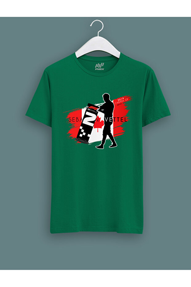 Sebastian Vettel 2019 Canadian Gp Shapeofvictory T-Shirt