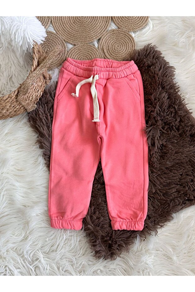 Basic Children's Jogger Sweatpants with Elastic Waistband