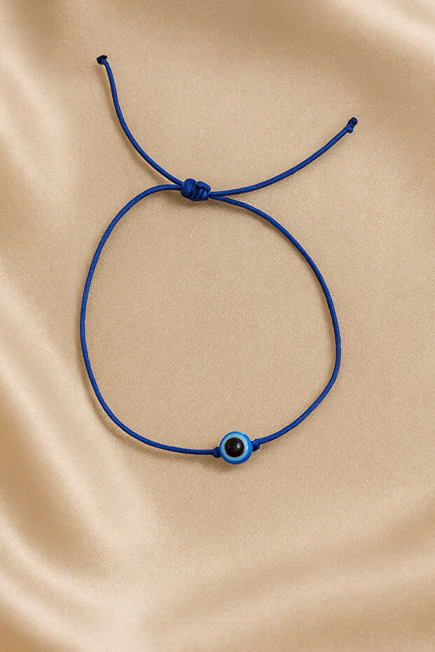 Evil Eye Beaded Adjustable Bracelet