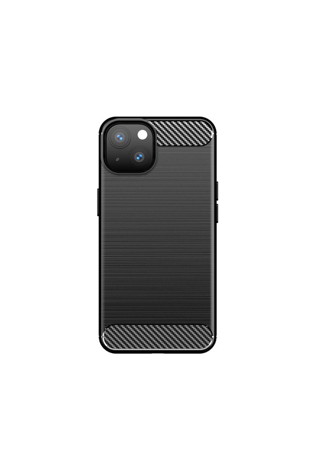 Carcasa Flexible Carbon compatibila cu iPhone 13 Black