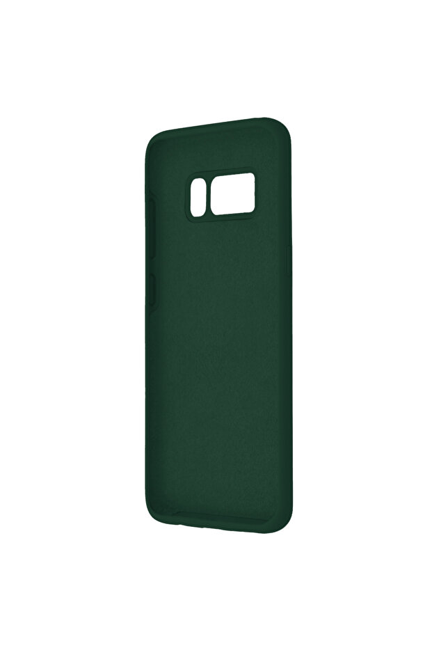 Double Structure Protective Case for Samsung Galaxy S8 Plus, Microfiber, Oxford Green - 3