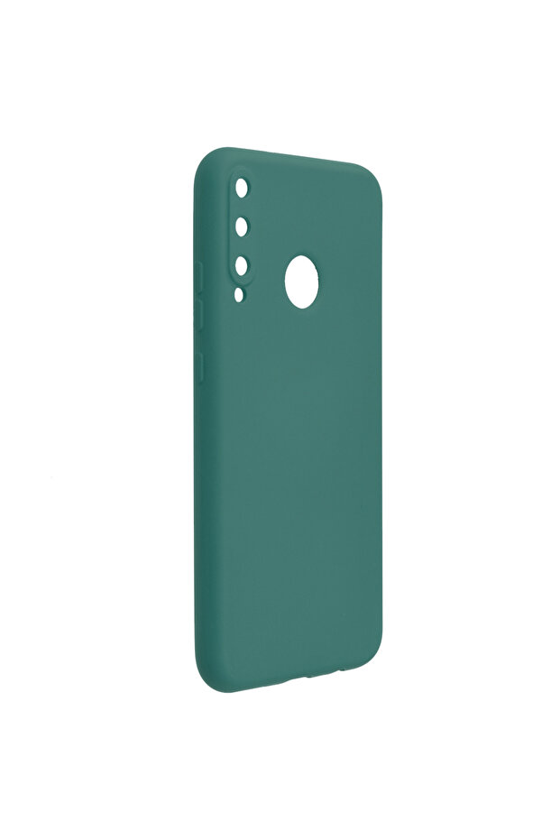 Huawei P40 Lite E SoftTouch Case - Dark Green - 1