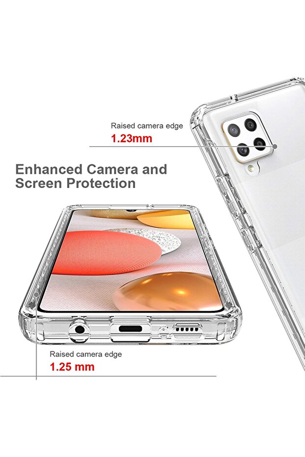 Samsung Galaxy M22 case, TPU, Transparent - 5