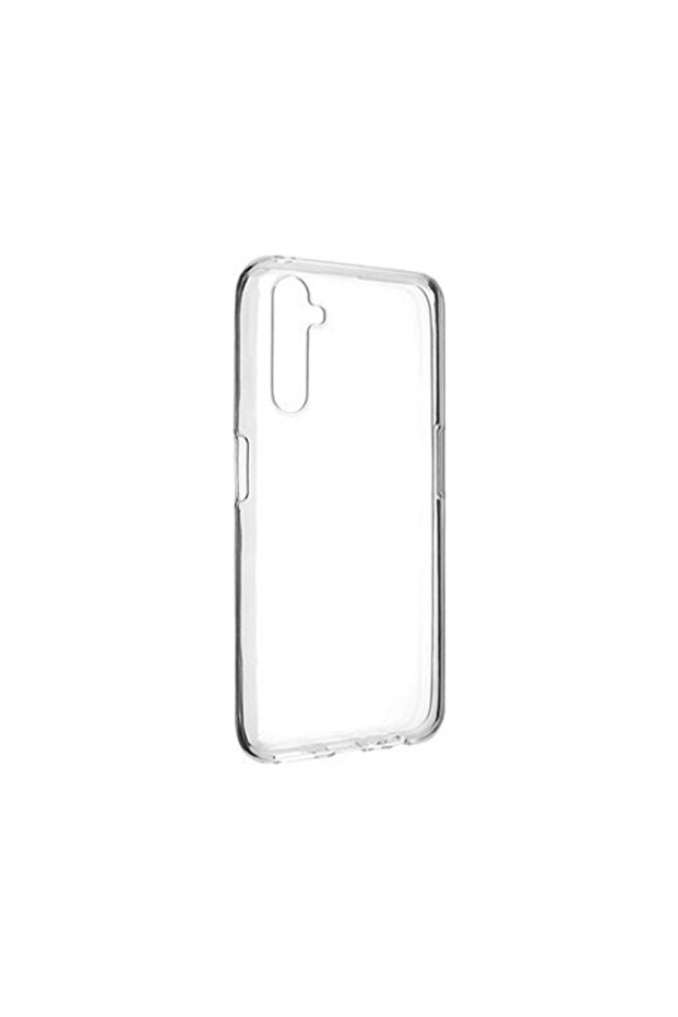 Clear silicone case compatible with REALME 6 PRO, Transparent - 1
