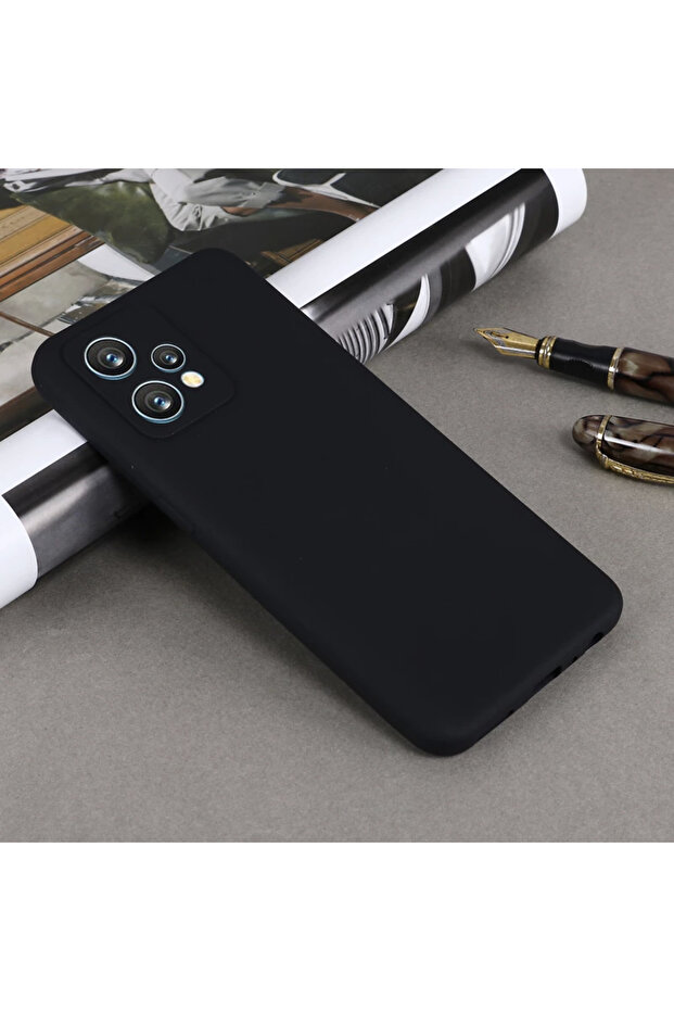 Silicone case compatible with Realme 9 Pro Plus, Black - 3