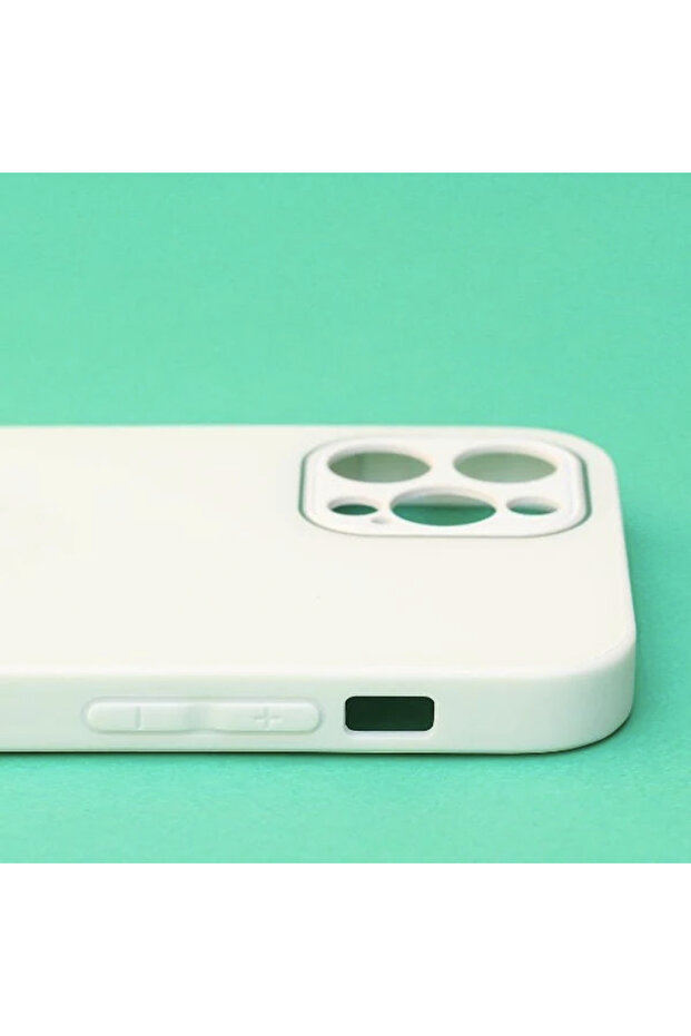 Silicone Case for Apple Iphone 14, Microfiber, Camera Protection, White - 4