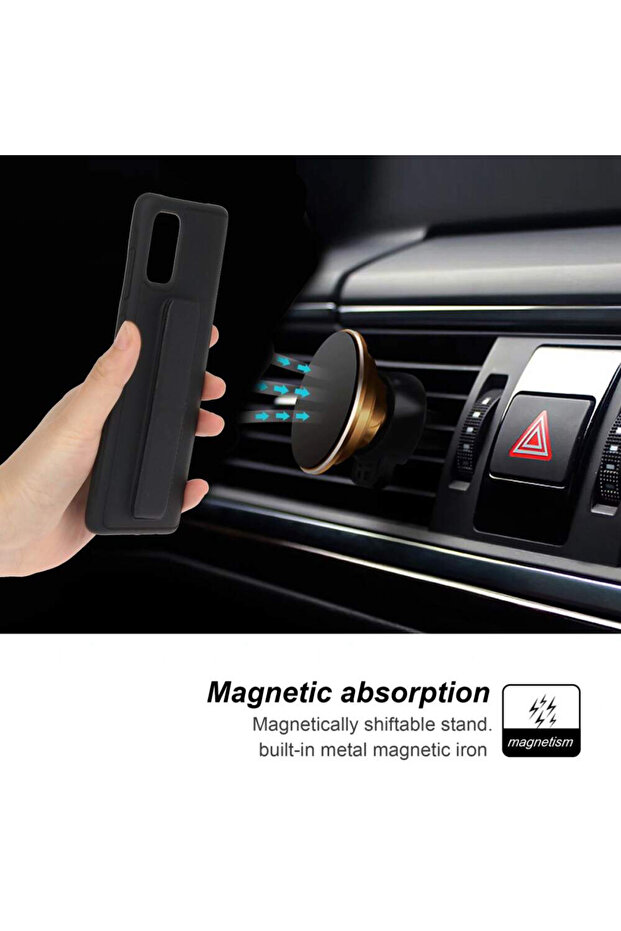 Stand Case for Samsung Galaxy A52, Smart Design, Black - 4