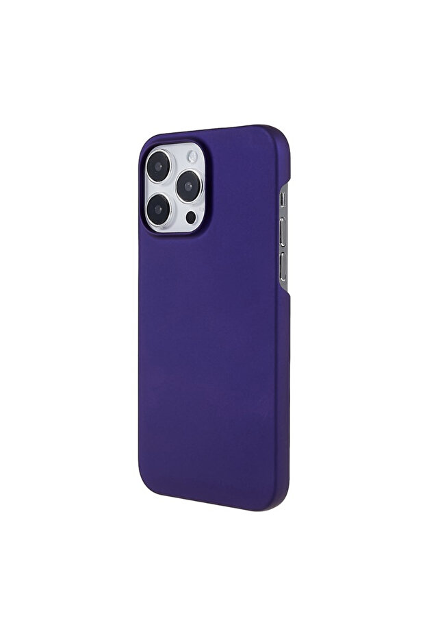 Silicone case for Apple Iphone 14 Pro Max, Microfiber, Electric Purple - 2