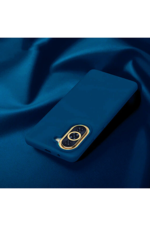 Silicone case compatible with Huawei Nova 10 Pro, Navy Blue - 3