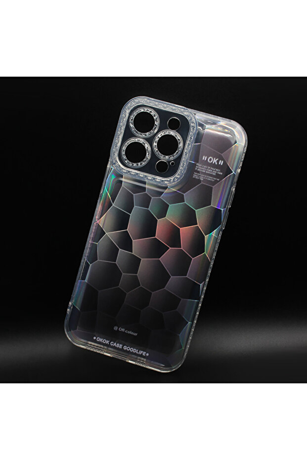 Hard TPU silicone case for Apple Iphone 14, Gray - 3