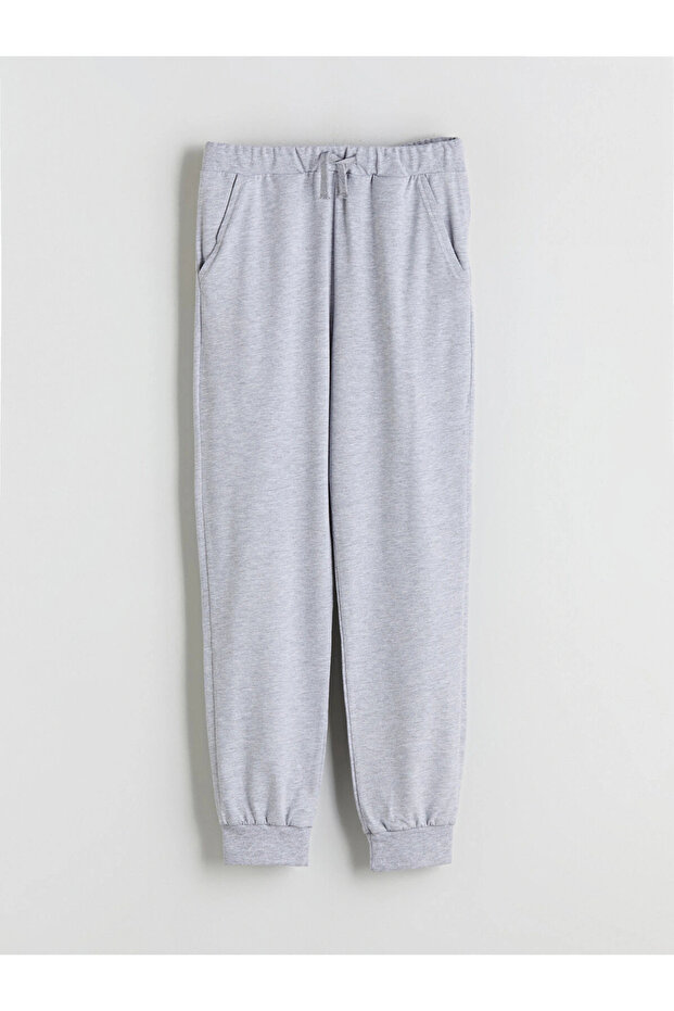 Lcw Kids Gray Elastic Waistband Boys Jogger Sweatpants