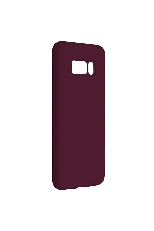 Double Structure Protective Case for Samsung Galaxy S8, Microfiber, Matte Burgundy - 2