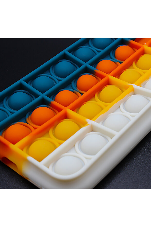 Case for Apple Iphone 11 Pro, Push Bubble Pop It, Green/Orange/White - 3