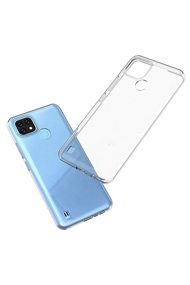 Silicone case for Realme C21, Transparent - 2