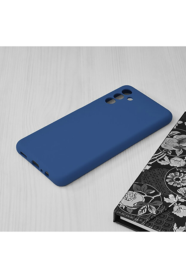 Silicone case compatible with Samsung Galaxy A34, Blue - 2