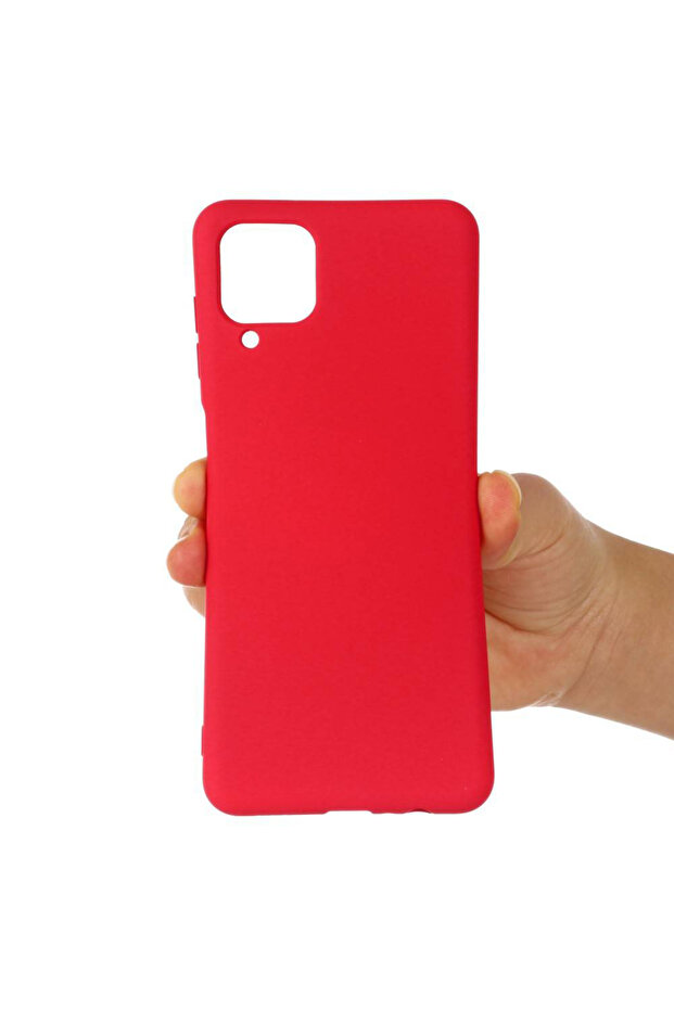 Silicone case for Samsung Galaxy A12, Red - 2