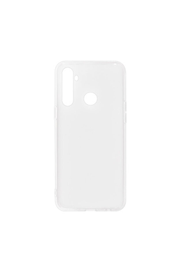 Clear silicone case compatible with REALME 6 PRO, Transparent - 4