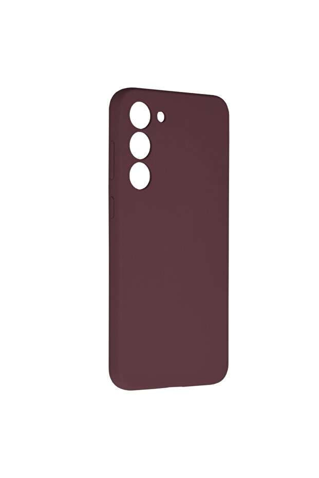 Double Structure Protective Case for Samsung Galaxy S23 Plus, Microfiber, Matte Burgundy - 2