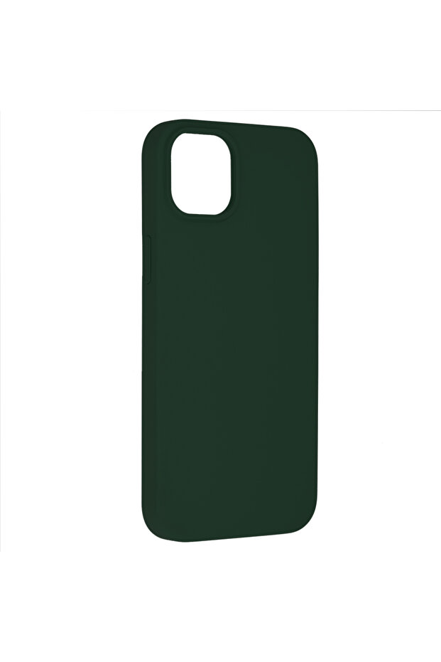 Double Structure Protective Case for iPhone 14 Plus, Microfiber, Oxford Green - 2