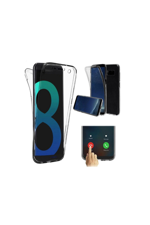 360 TPU Case compatible with Apple Iphone 12, Transparent - 2