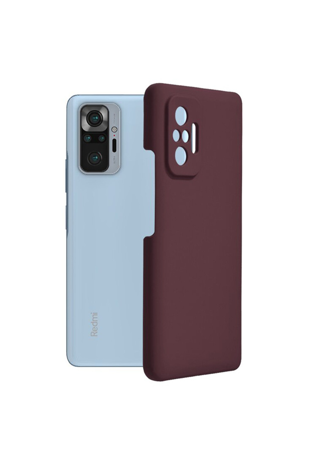 Husa de silicon TPU pentru Xiaomi Redmi Note 10 Pro, Bordo