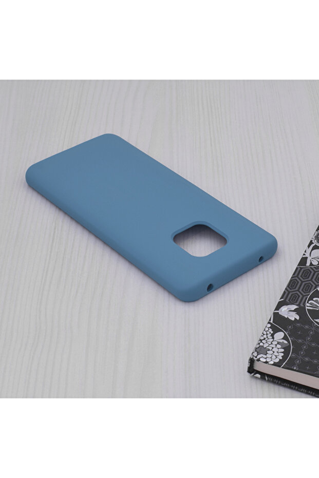 Double Structure Protective Case for Huawei Mate 20 Pro, Microfiber, Royal Blue - 6