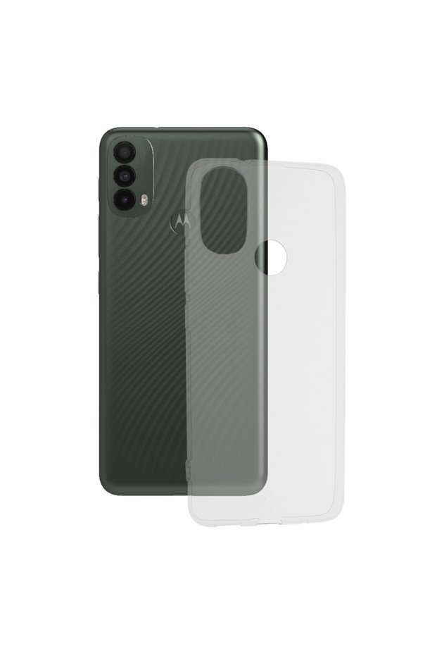 Husa de silicon Clear Extra pentru Motorola Moto E40, Transparent