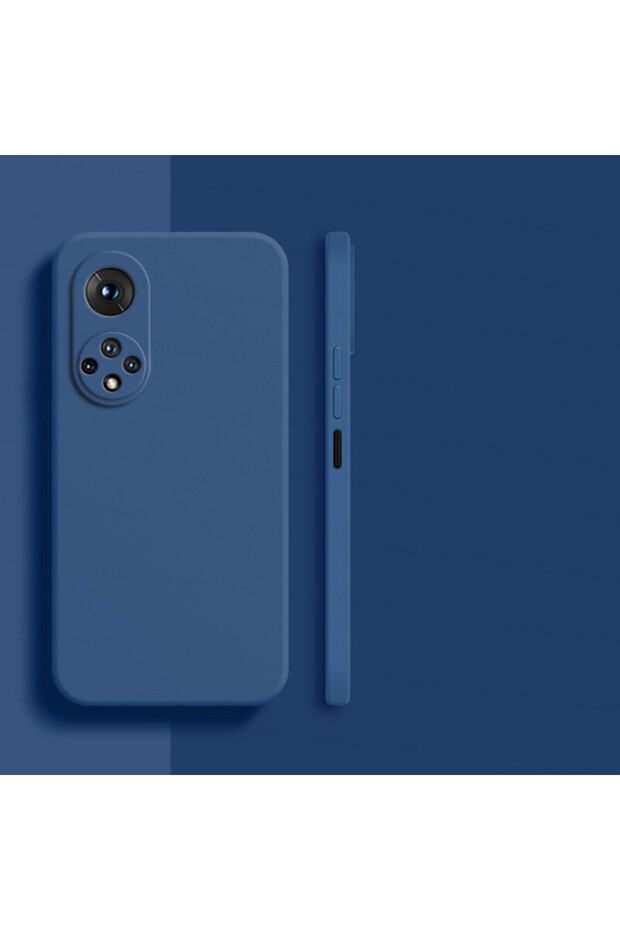 Protective case for Huawei Nova 9, Camera Protection, Microfiber, Blue - 2