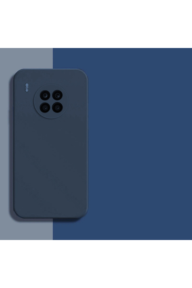 Protective case for Huawei Nova 8i, Camera Protection, Microfiber, Blue - 6