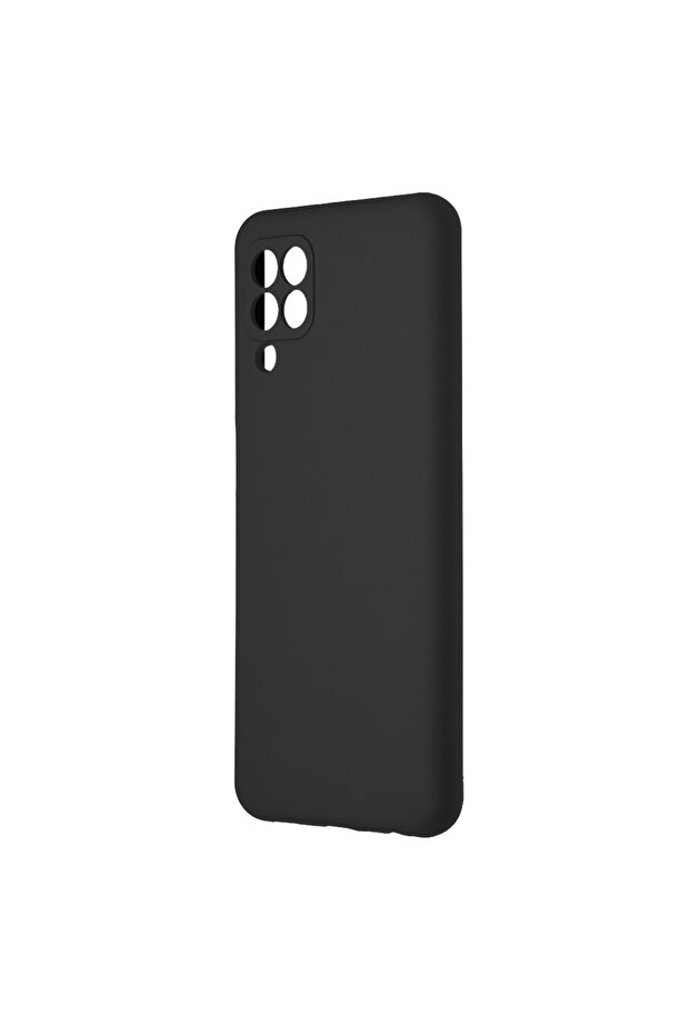 Double Structure Protective Case for Samsung Galaxy A22 4G, Microfiber, Titanium Black - 2