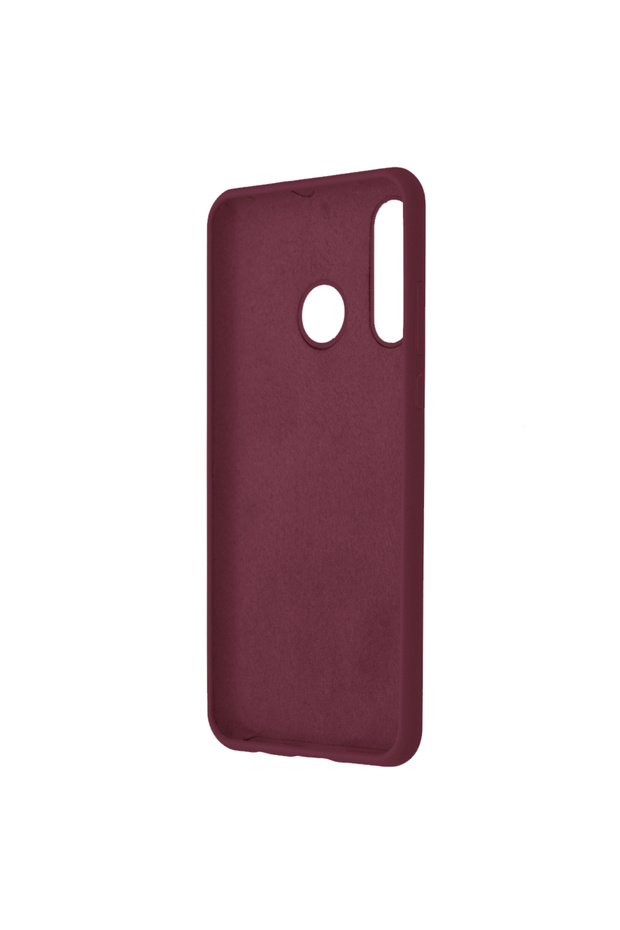 Double Structure Protective Case for Huawei P30 lite, Microfiber, Matte Cherry - 3