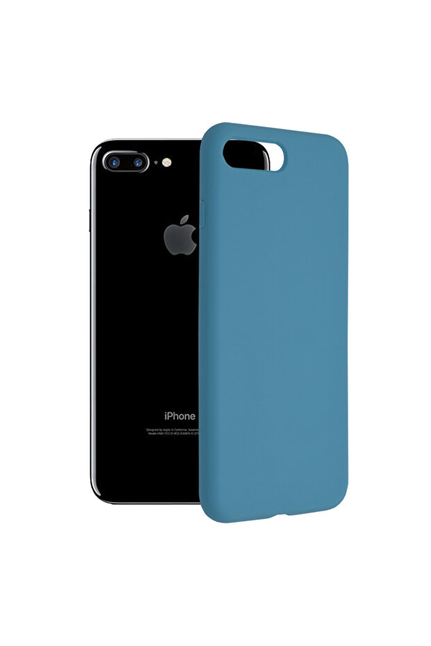 Double Structure Protective Case for iPhone 7 Plus / 8 Plus, Microfiber, Royal Blue - 1