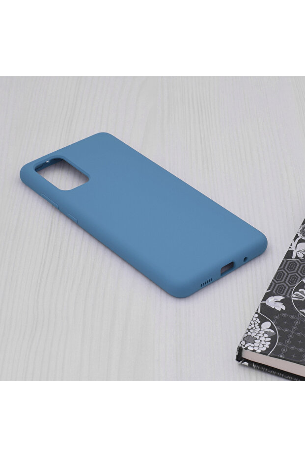 Double Structure Protective Case for Samsung Galaxy S20 Plus, Microfiber, Royal Blue - 5