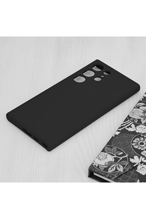 Double Structure Protective Case for Samsung Galaxy S23 Ultra, Microfiber, Titanium Black - 3