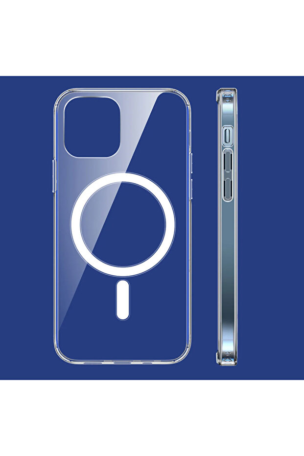 Case for iPhone 15 Pro Max, MagSafe Pro, L772, Transparent - 2