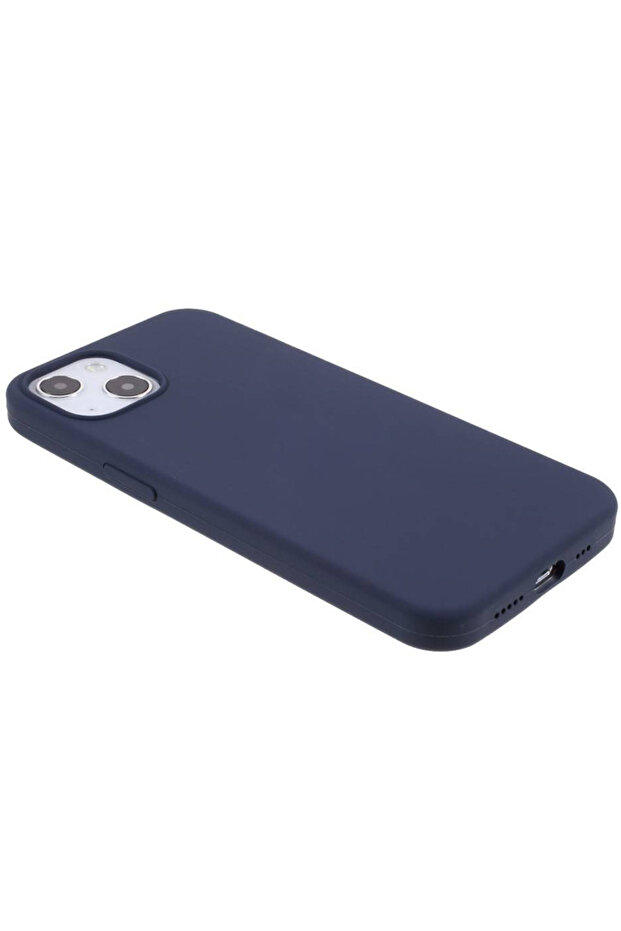 Silicone Case for iPhone 13, Minimalish Design, Tech, Blue - 2
