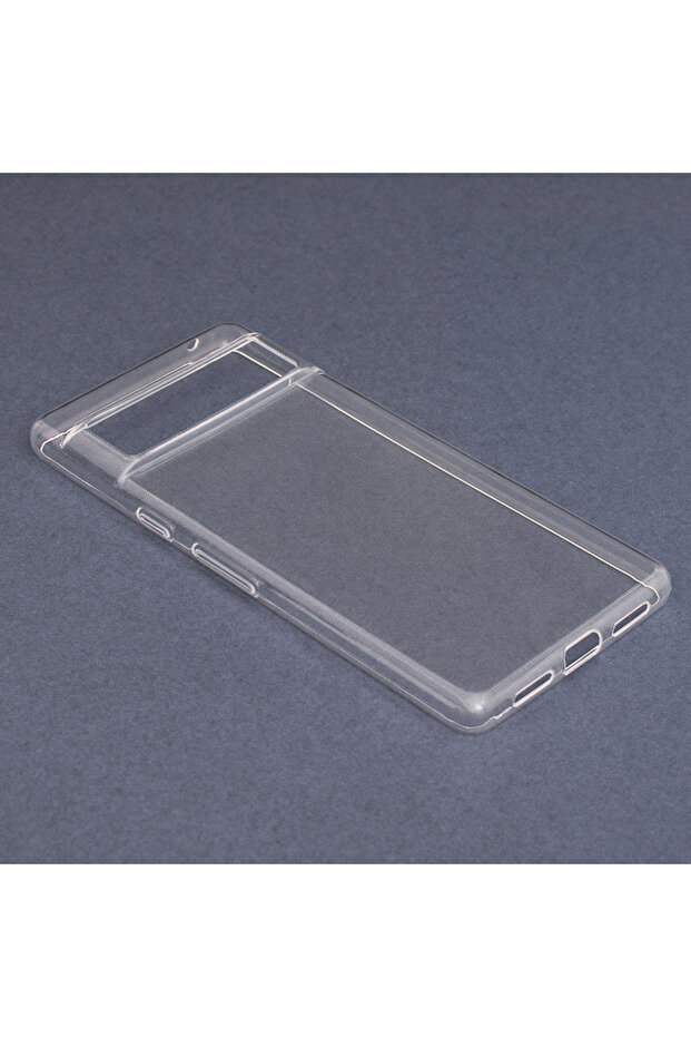 Silicone case for Google Pixel 6, Clear, Transparent - 3