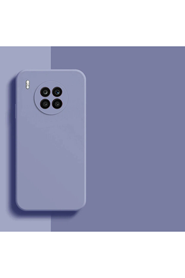 Protective case for Huawei Nova 8i, Camera Protection, Microfiber, Purple - 4