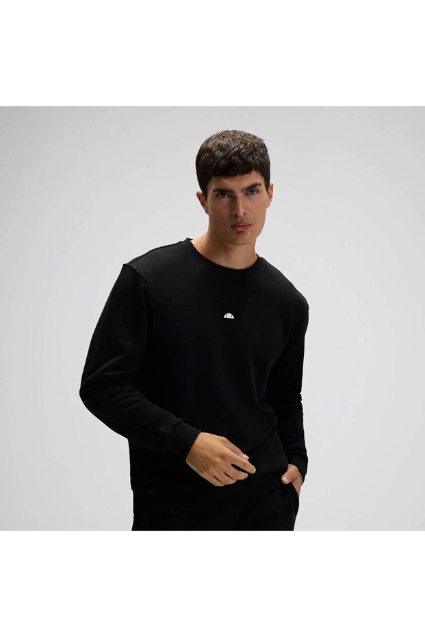 Em556-Bk Men's Basic Sweatshirt - Black