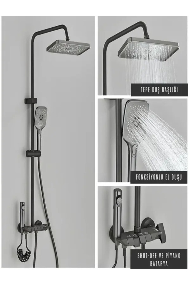 PİYANO DUŞ SETİ TEPE DUŞ - 2