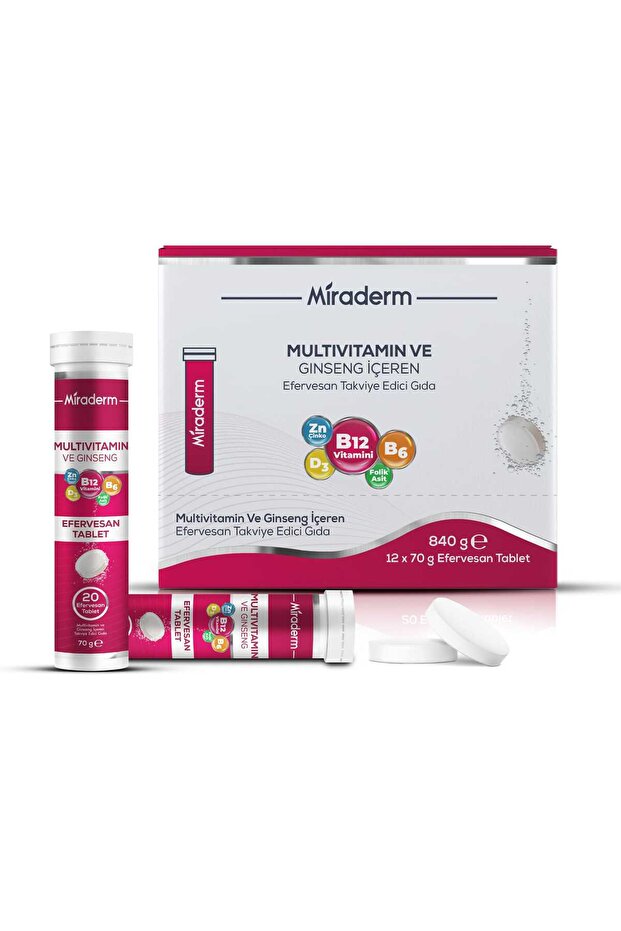 MULTİVİTAMİN GİNSENG EFERVESAN 20 TABLET - 2
