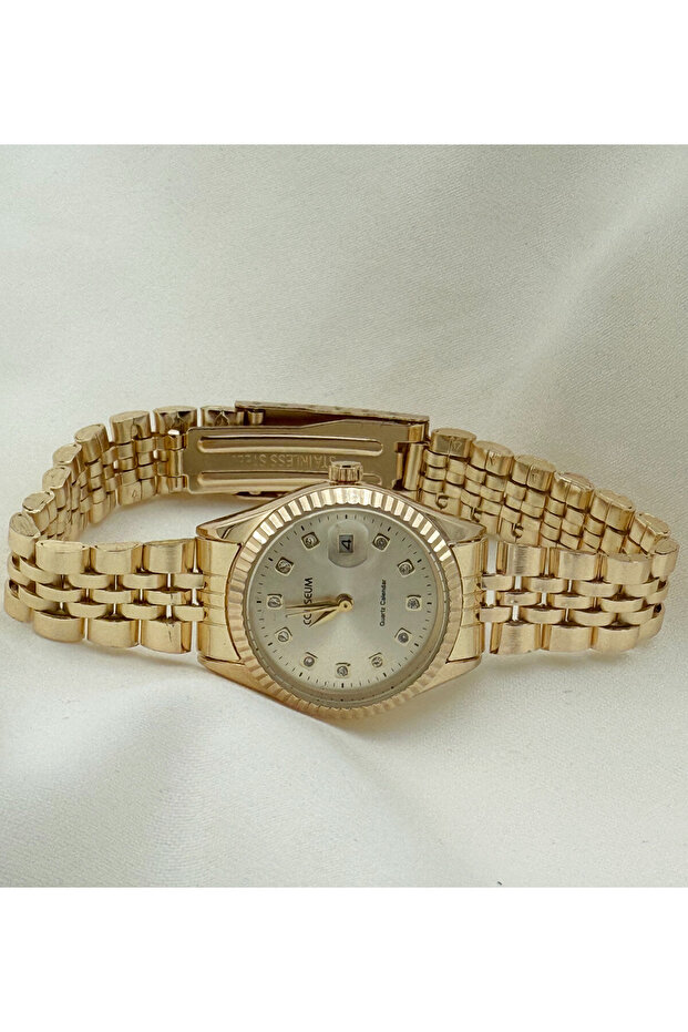 Şık Tasarım Takvimli Saat - 1