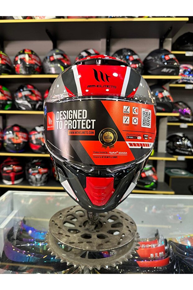 Thunder 4 SV Freeway A5 Parlak Kapalı Kask - 2